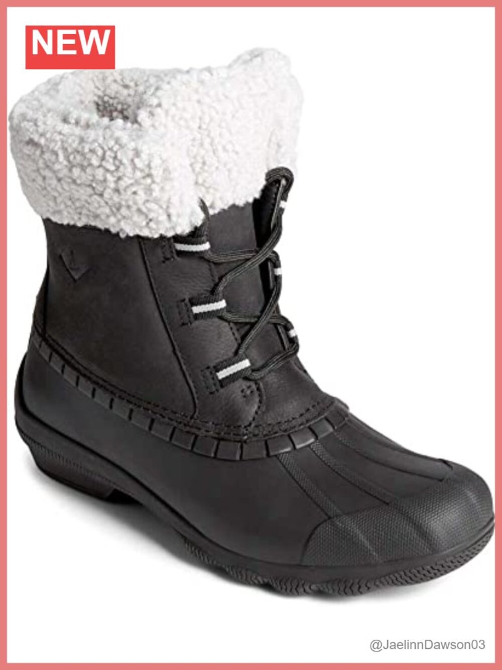Sperry Syren Alpine Waterproof Ankle Boot with Faux Fur Lining